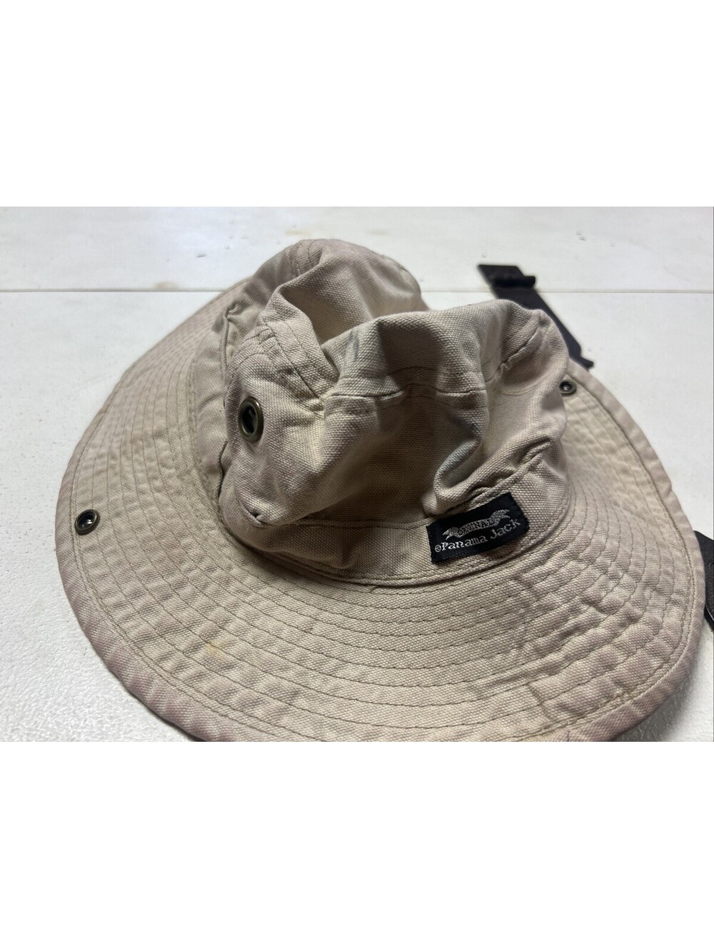 Original Panama Jack Safari Sun Hat Size Large